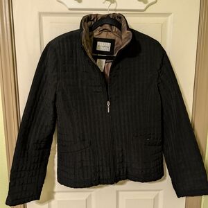 White Stag Black Quilted Zip-Front Puffer Jacket